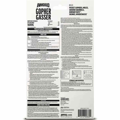 Amdro® Gopher Gasser 1 pack of 6 each Gassers