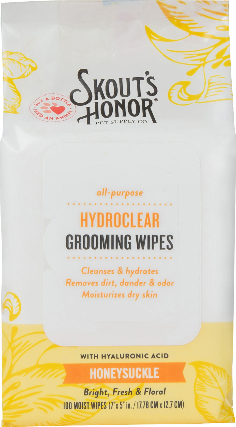 Skouts Honor Hydroclear Grooming Wipes