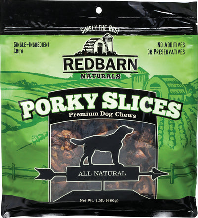 Redbarn Naturals Porky Slices Chews Bagged