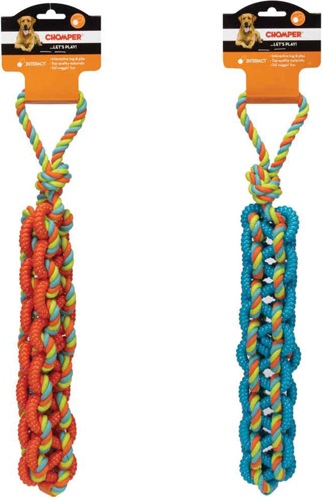 Chomper Braided Tpr Rope Tug Toy