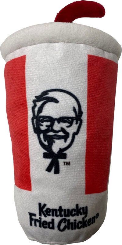 Spot Kfc Plush Soda Wth Straw Dog Toy