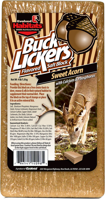 Evolved Buck Lickers Flavored Salt Block