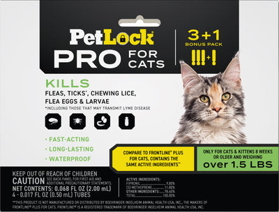 Petlock Pro Flea & Tick Control For Cats