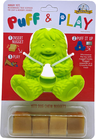 Yeti Pet Products Hangry Yeti Puff & Play Dog Toy