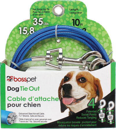 Boss Pet Tie-Out Swivel Snap