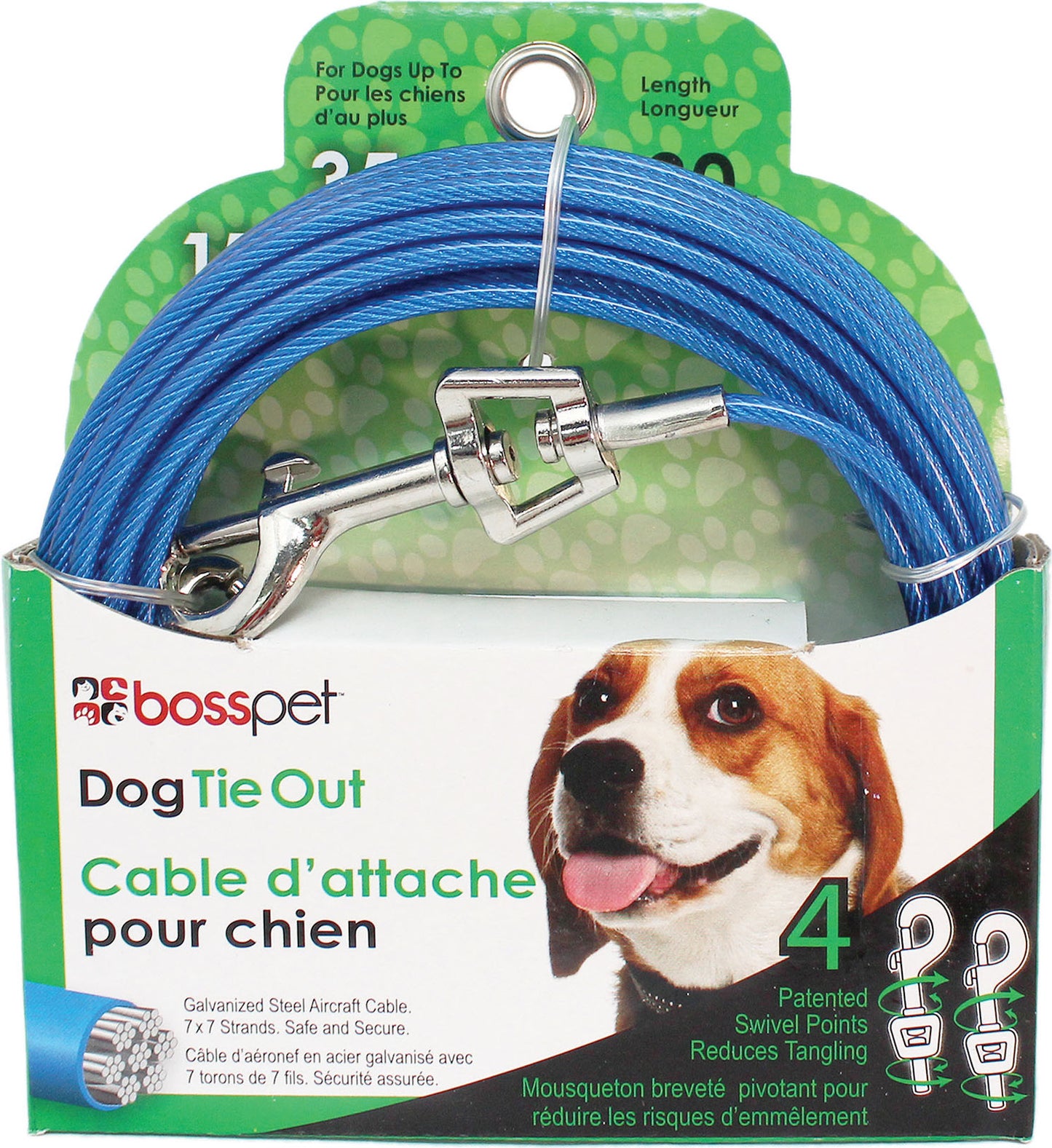 Boss Pet Tie-Out Swivel Snap