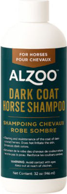Alzoo Dark Coat Horse Shampoo