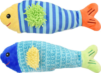 Multipet Finn The Fish Plush Dog Toy