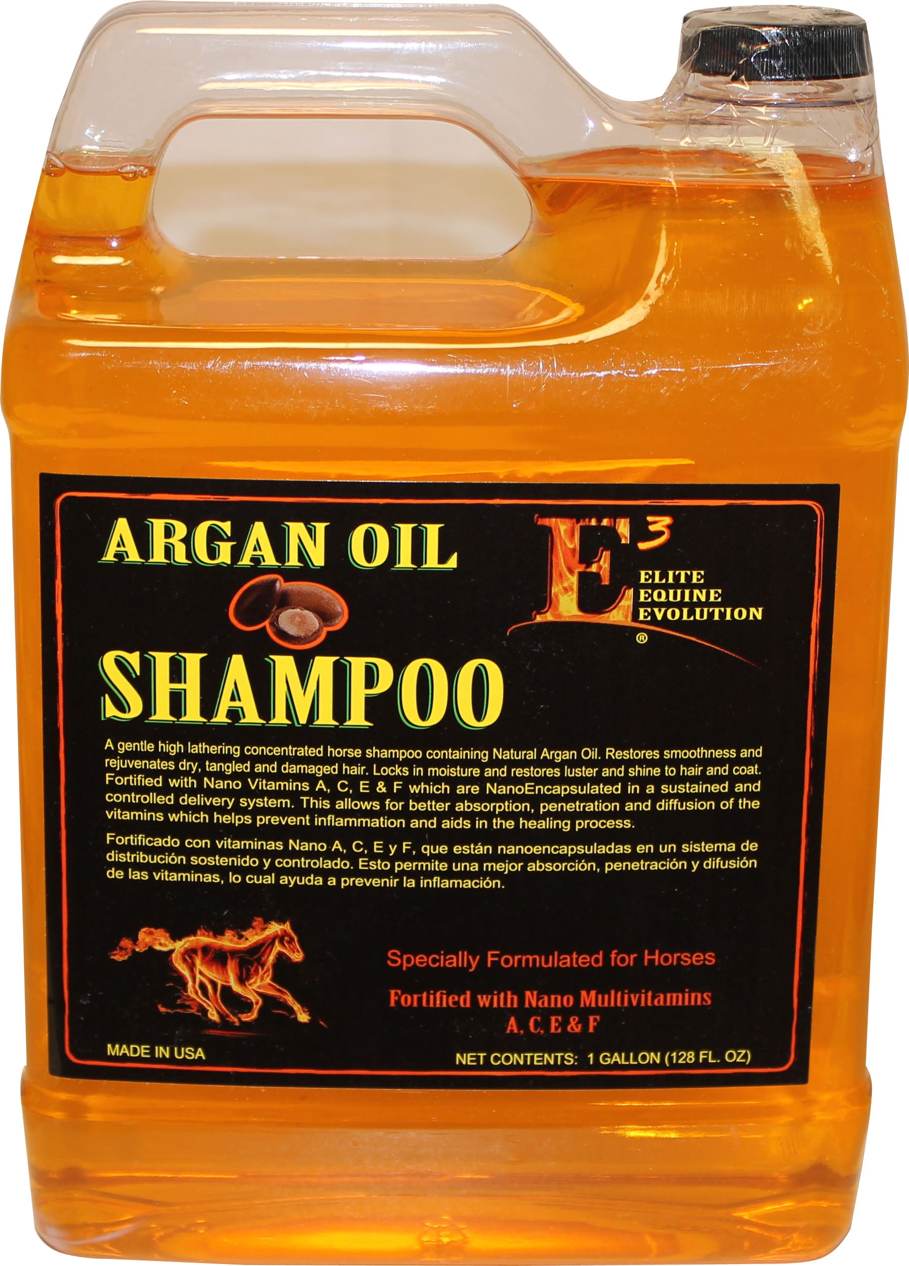 E3 Argan Oil Shampoo For Horses