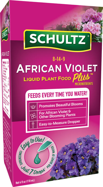 African Violet Plus Liquid Plant Food 8-14-9