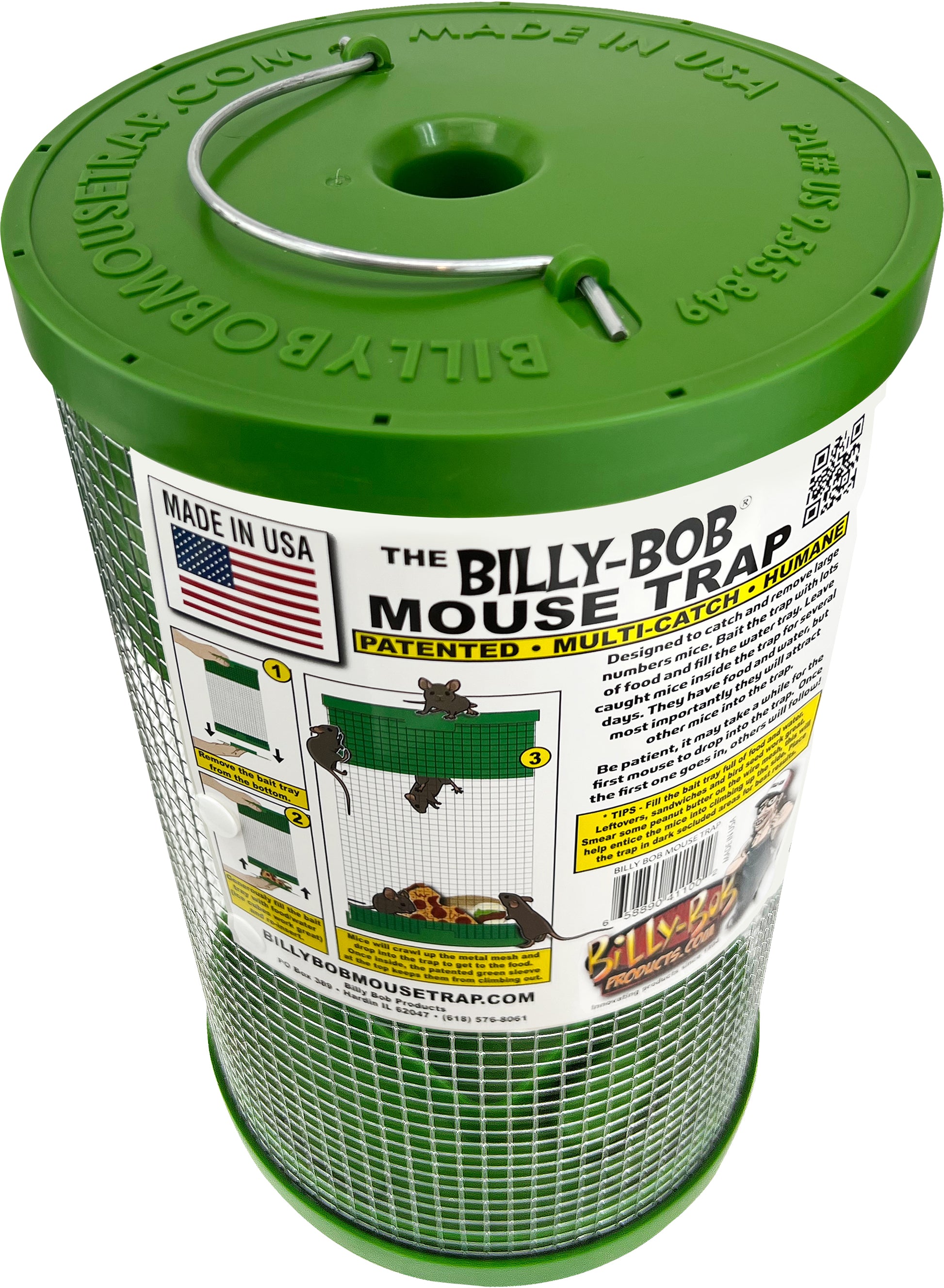Billy Bob Multi-Catch & Release Humane Mouse Trap