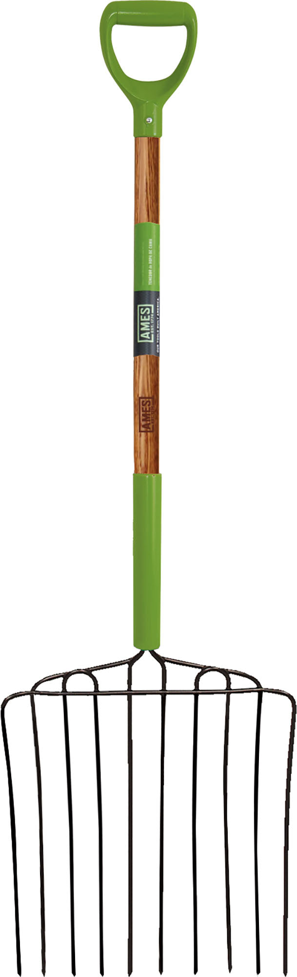Ames 10 Tine Welded Ensilage Fork W/D Grip Handle