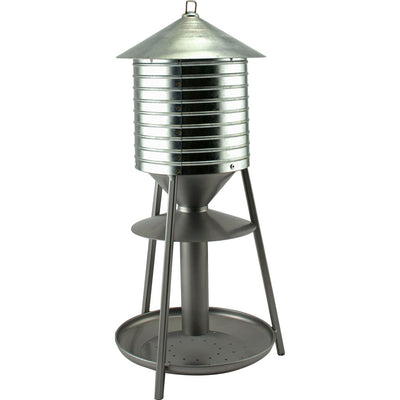 Rustic Farmhouse Water Tower Feeder W/Seed Tray