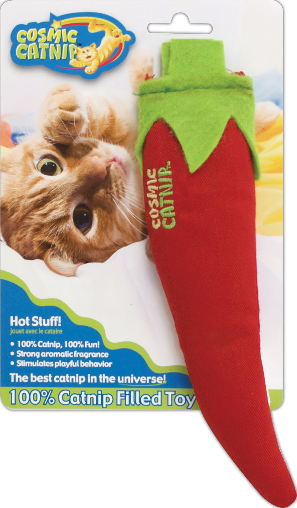 Cosmic Chili Pepper 100% Catnip Filled Toy