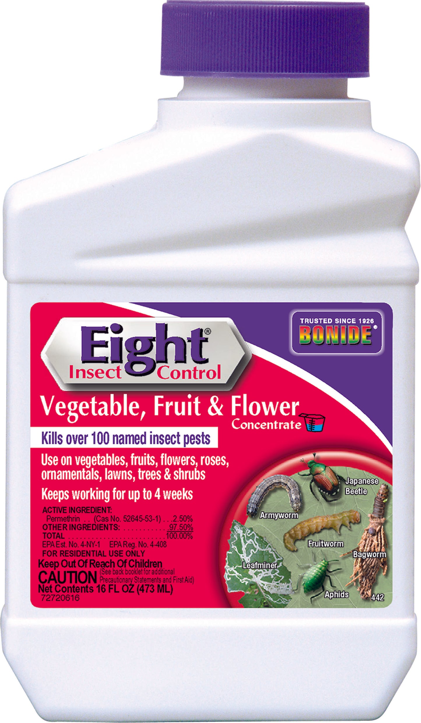 Eight Insect Control Vegetable Fruit & Flower Conc