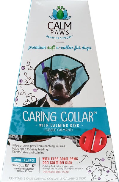 Calm Paws Caring Collar W/Calming Disk For Dogs