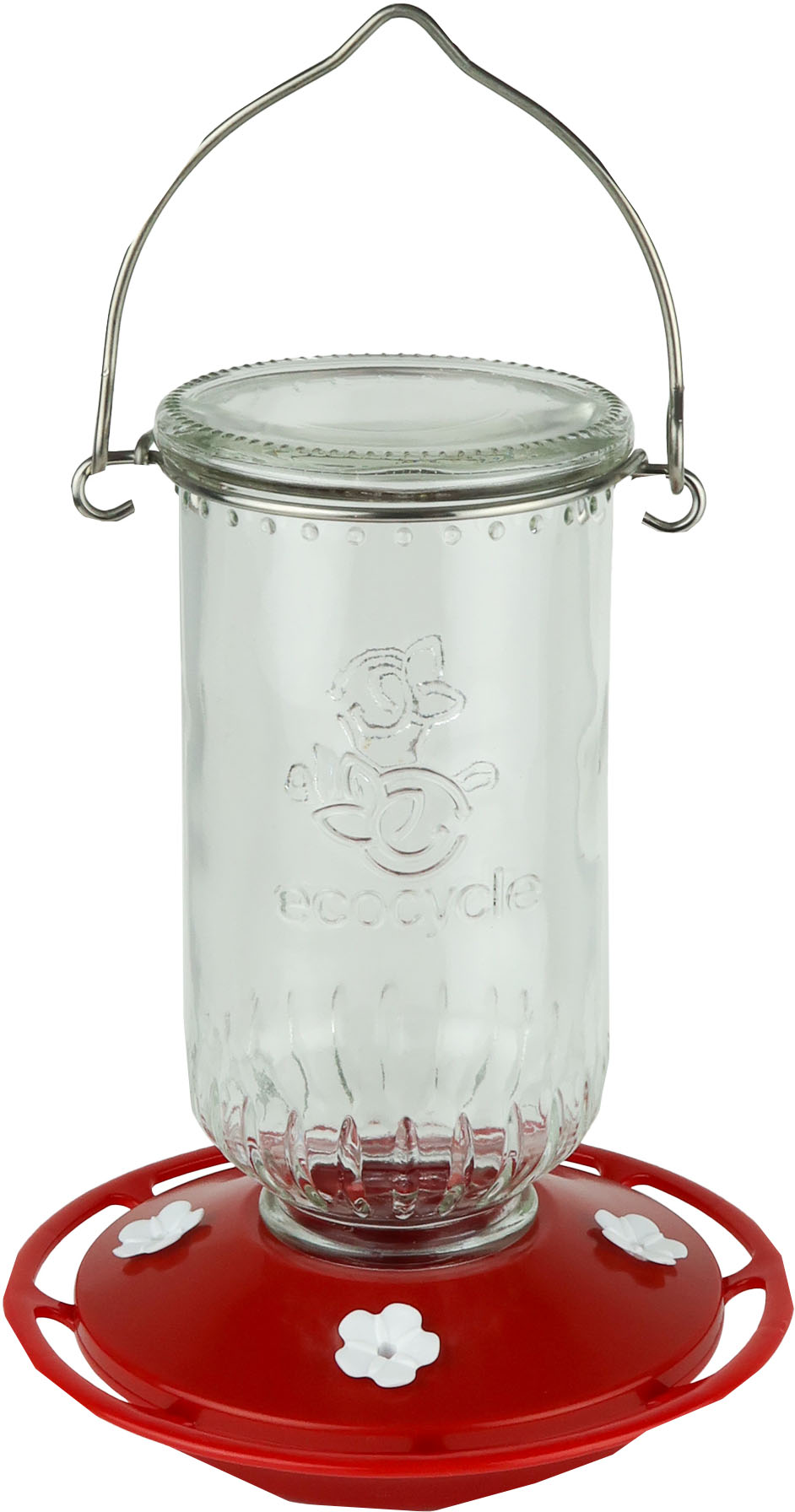 Ecocycle Ruby Roost Recycled Glass Hummingbird Fdr