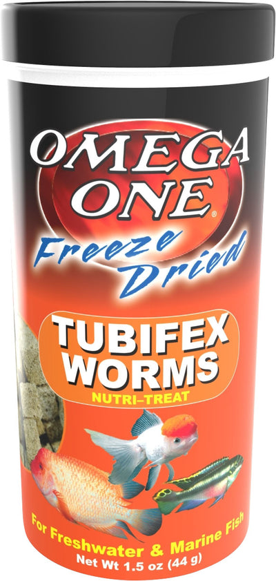Omega One Freeze Dried Tubifex Worm