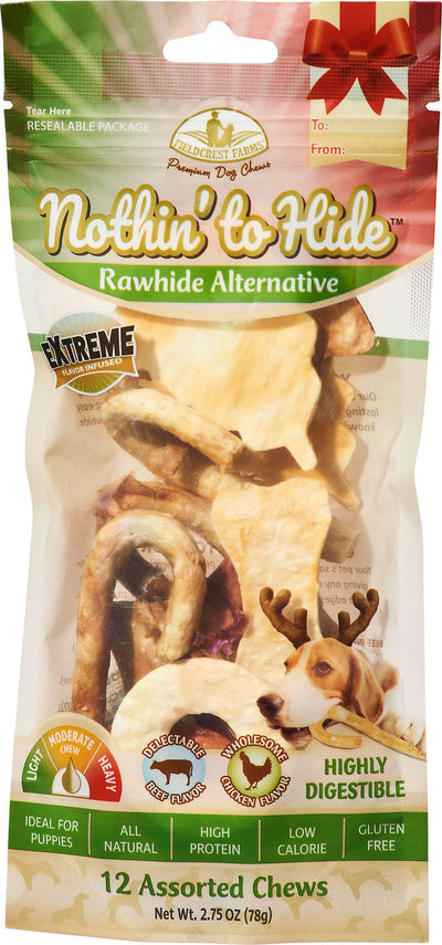 Nothin' To Hide Holiday Assorted Dog Chews