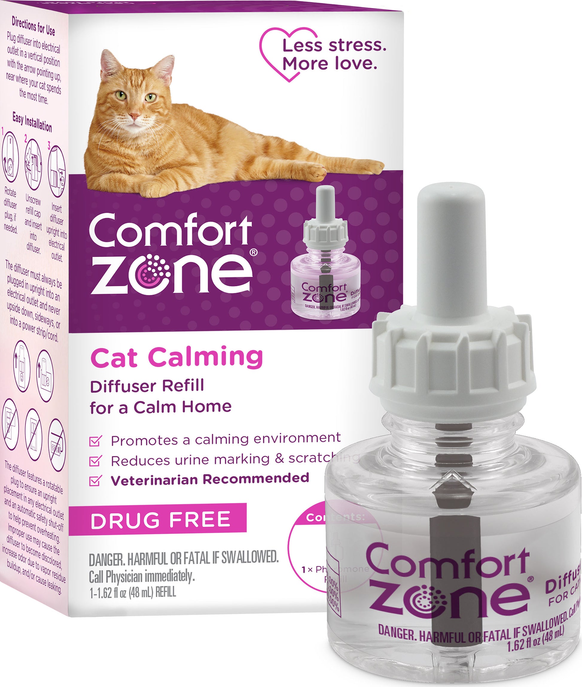 Comfort Zone Calming Diffuser Refill For Cats