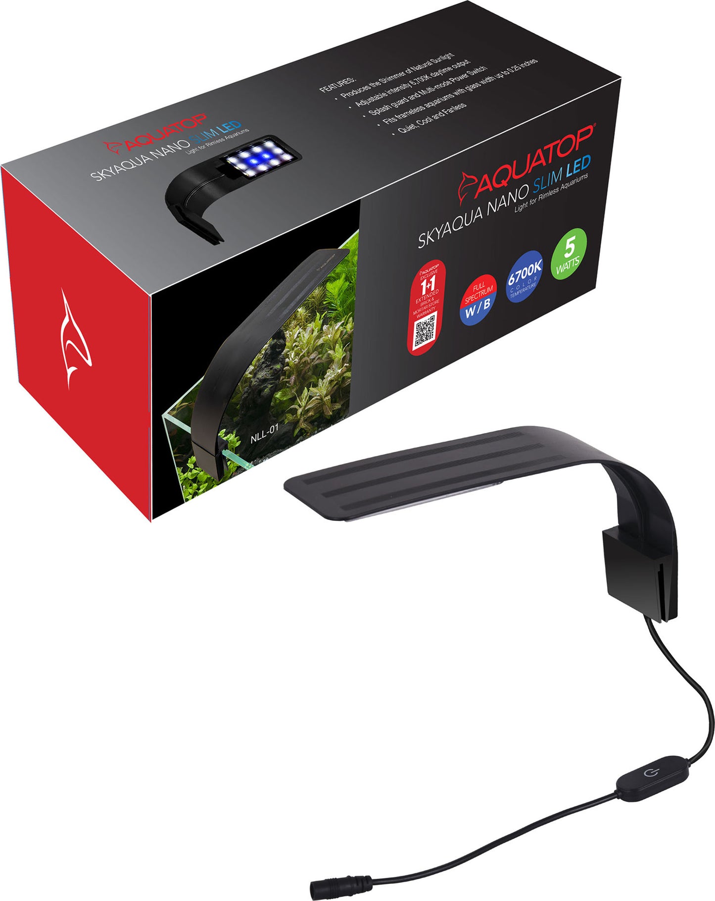 Skyaqua Nano Slim Led Light For Rimless Aquariums