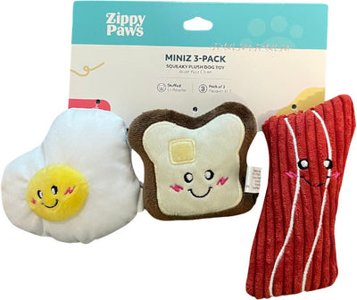 Zippypaws Miniz Breakfast Foods