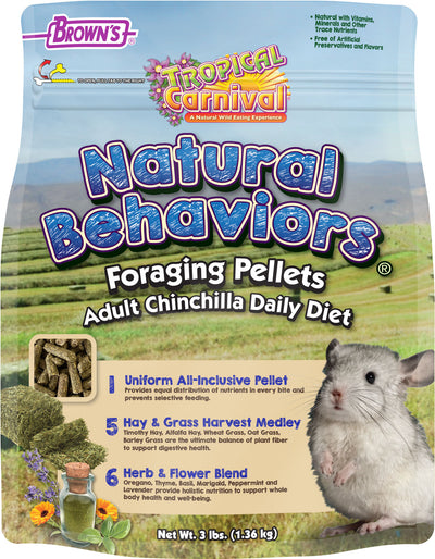 Tropical Carnival Foraging Pellets Chinchilla Food