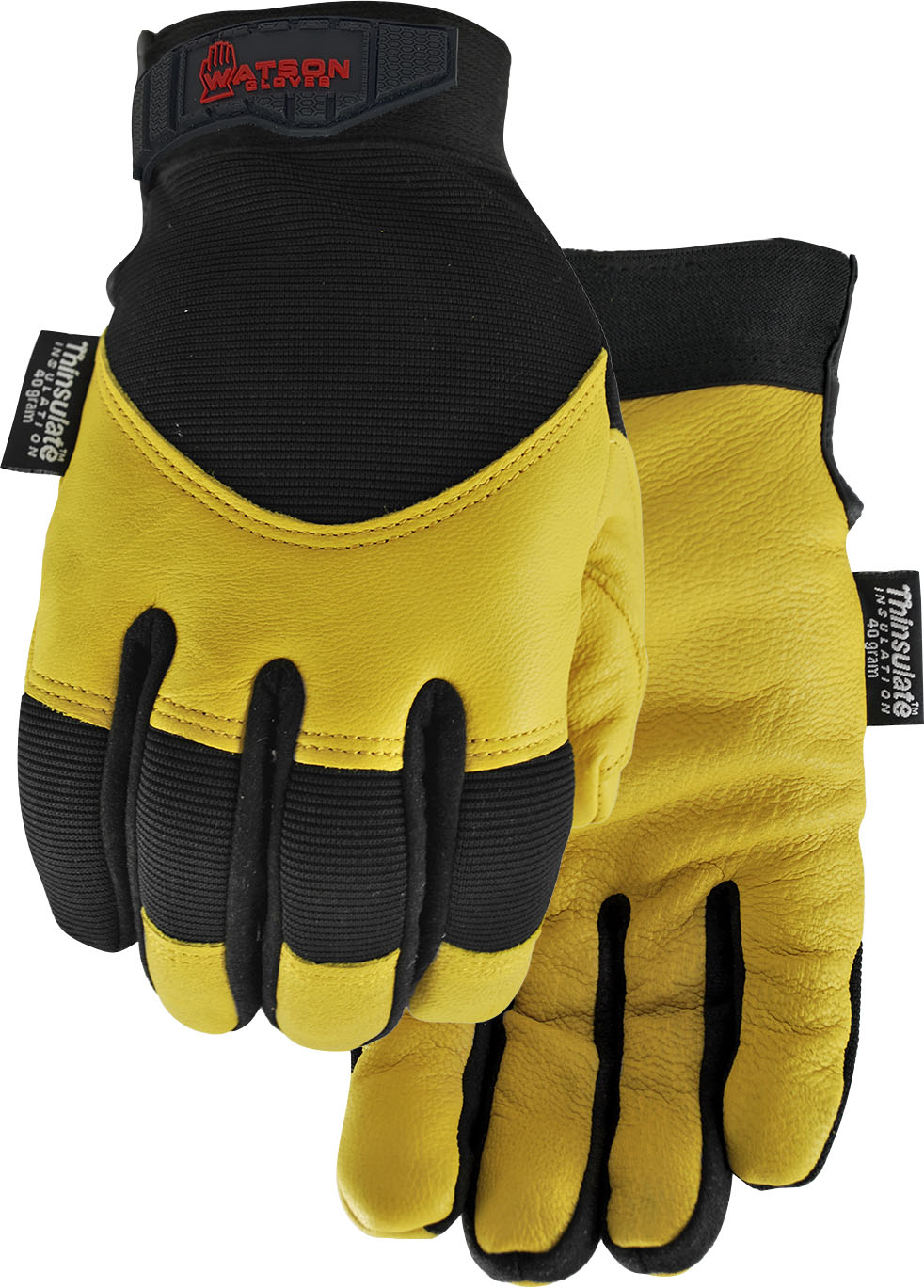 Watson Gloves Mens Winter Flextime Wastenot Fabric