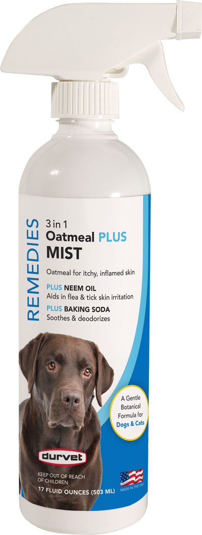 Durvet Naturals 3 In 1 Oatmeal Plus Mist