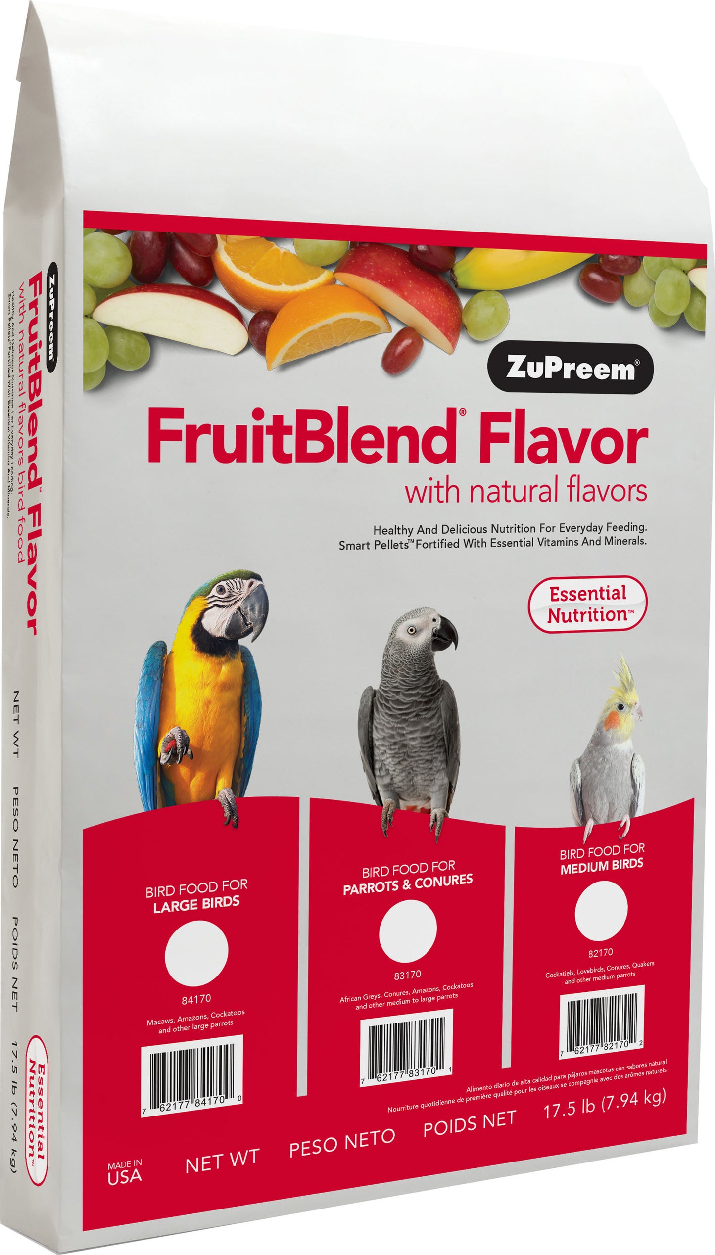 Fruitblend Flavor Medium Bird Food