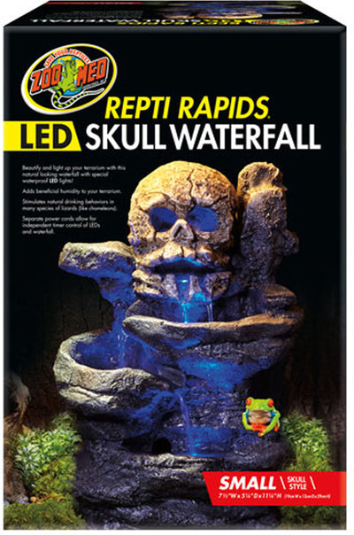 Repti Rapids Led Skull Waterfall