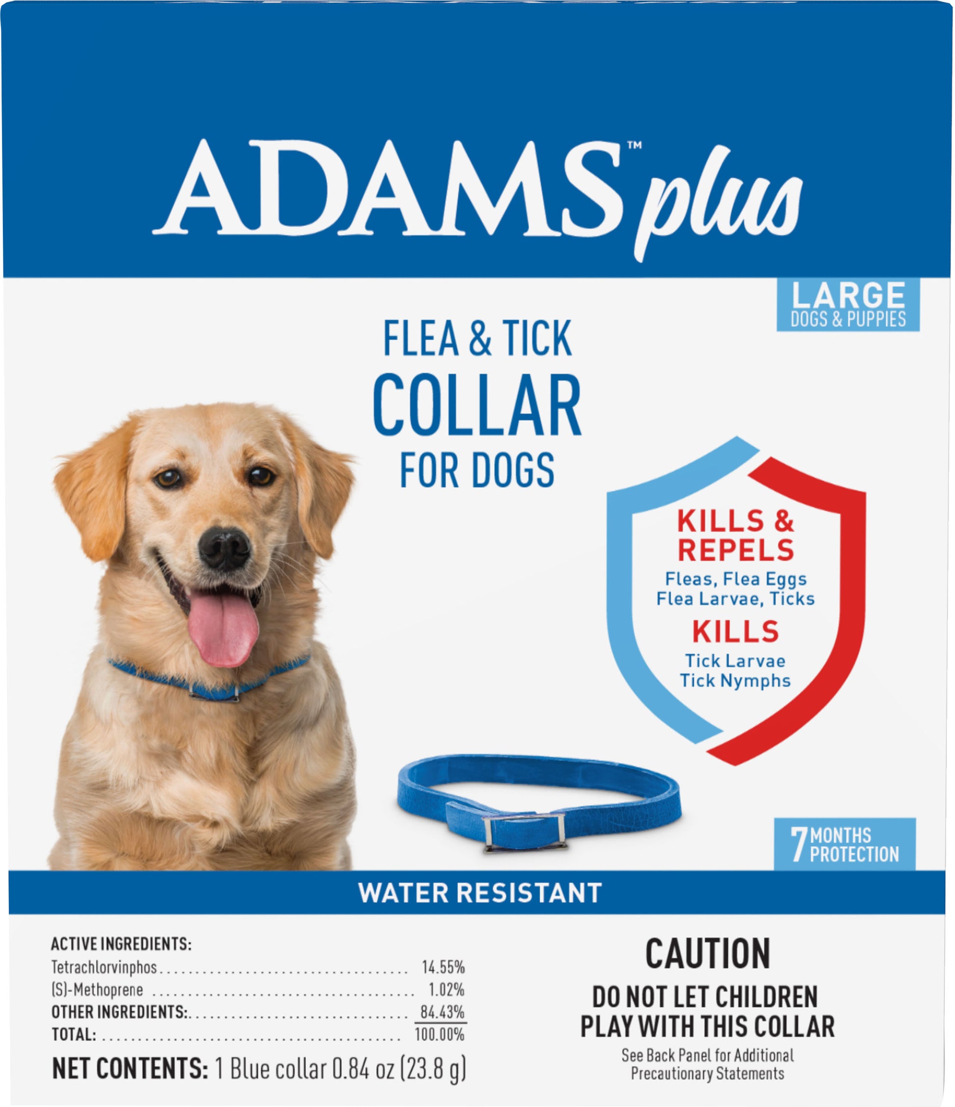 Adams Plus Flea & Tick Collar For Dogs & Puppies