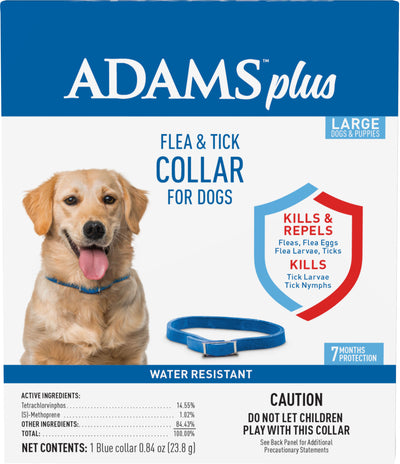 Adams Plus Flea & Tick Collar For Dogs & Puppies