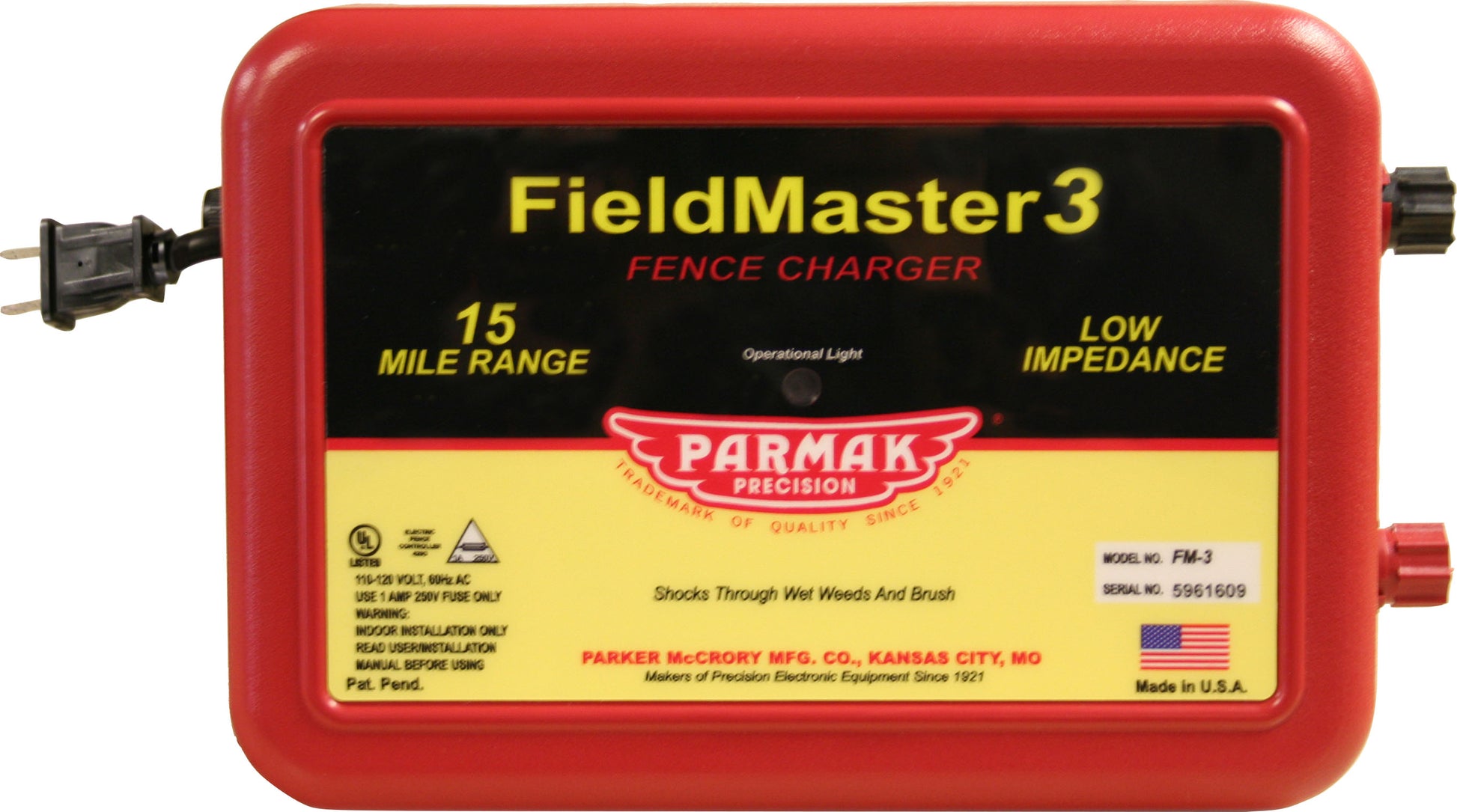 Parmak Fieldmaster3 Fence Charger