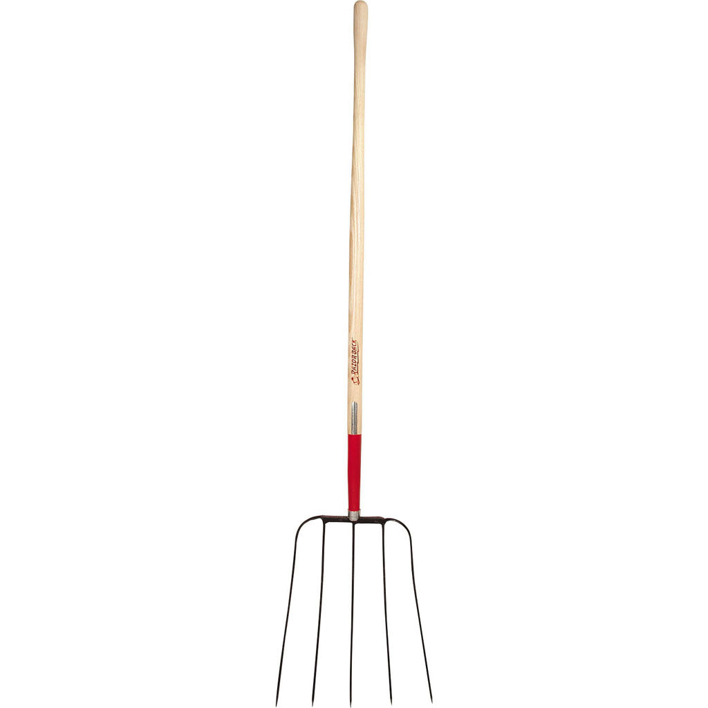 Razor-Back 5-Oval Tine Forged Barley Fork L Handle