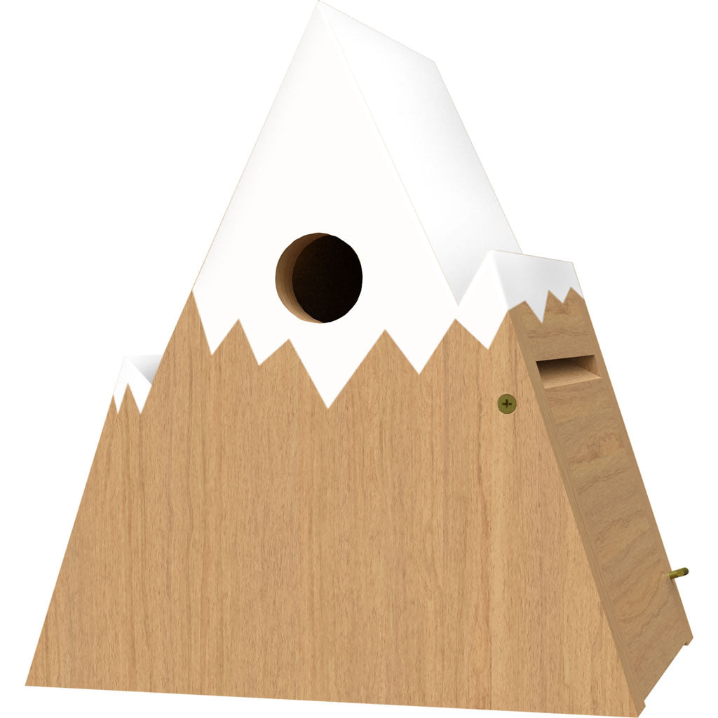 Nordic Habitat Alpine Mtn Wren & Chickadee House