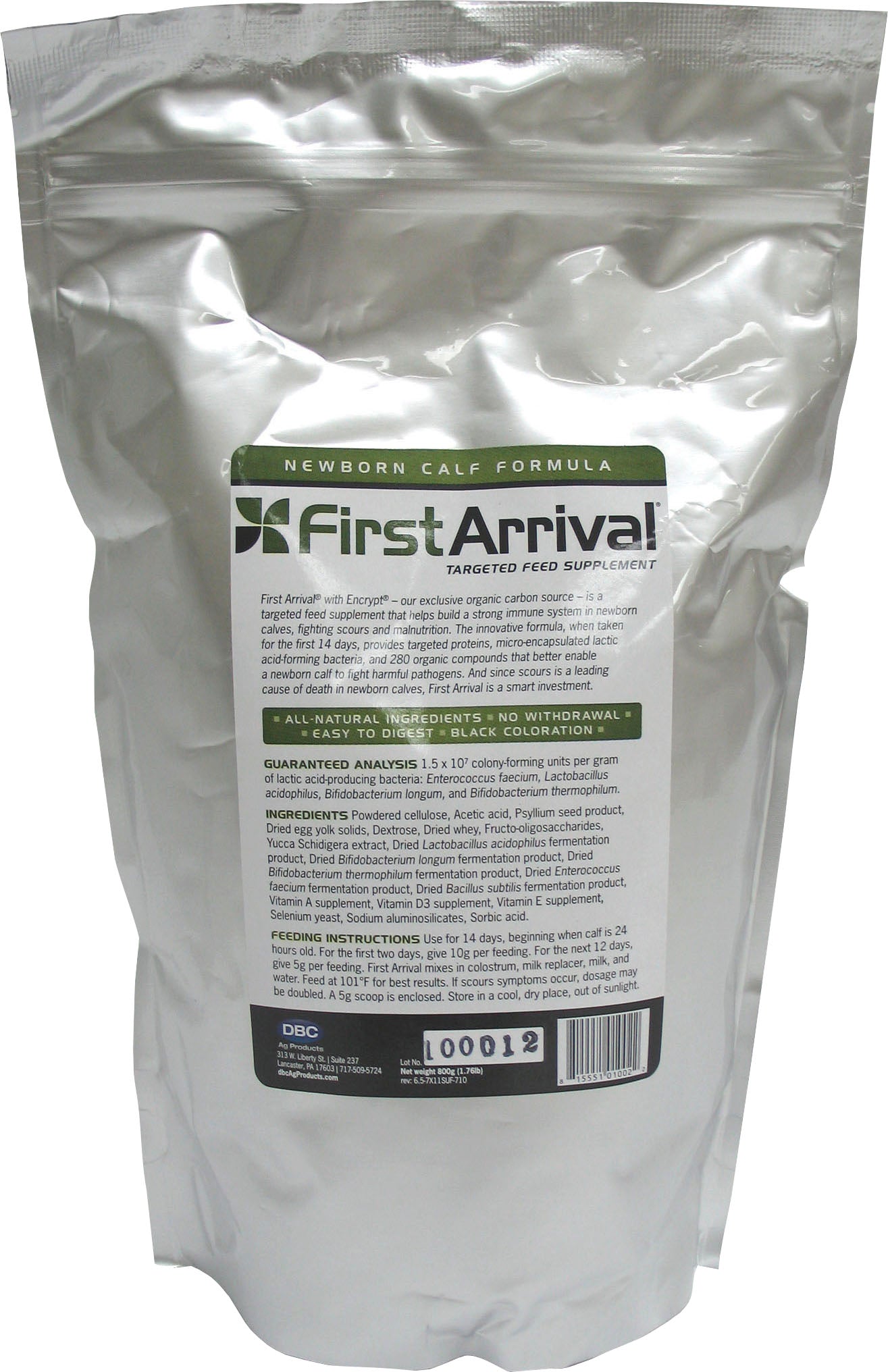 First Arrival W/Encrypt Newborn Calf Powder