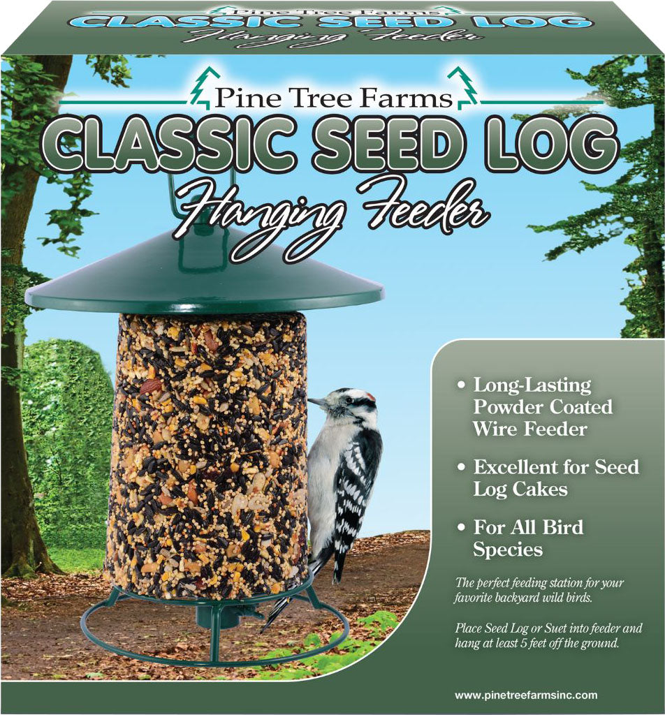 Pine Tree Farms Classic Seed Log Hanging Feeder
