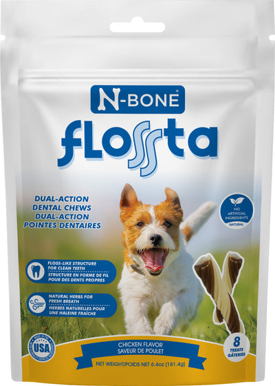 N-Bone Flossta Dual Action Dental Chew