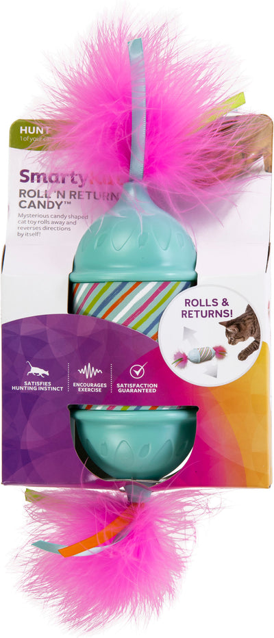 Smartykat Roll N Return Candy Motion Cat Toy