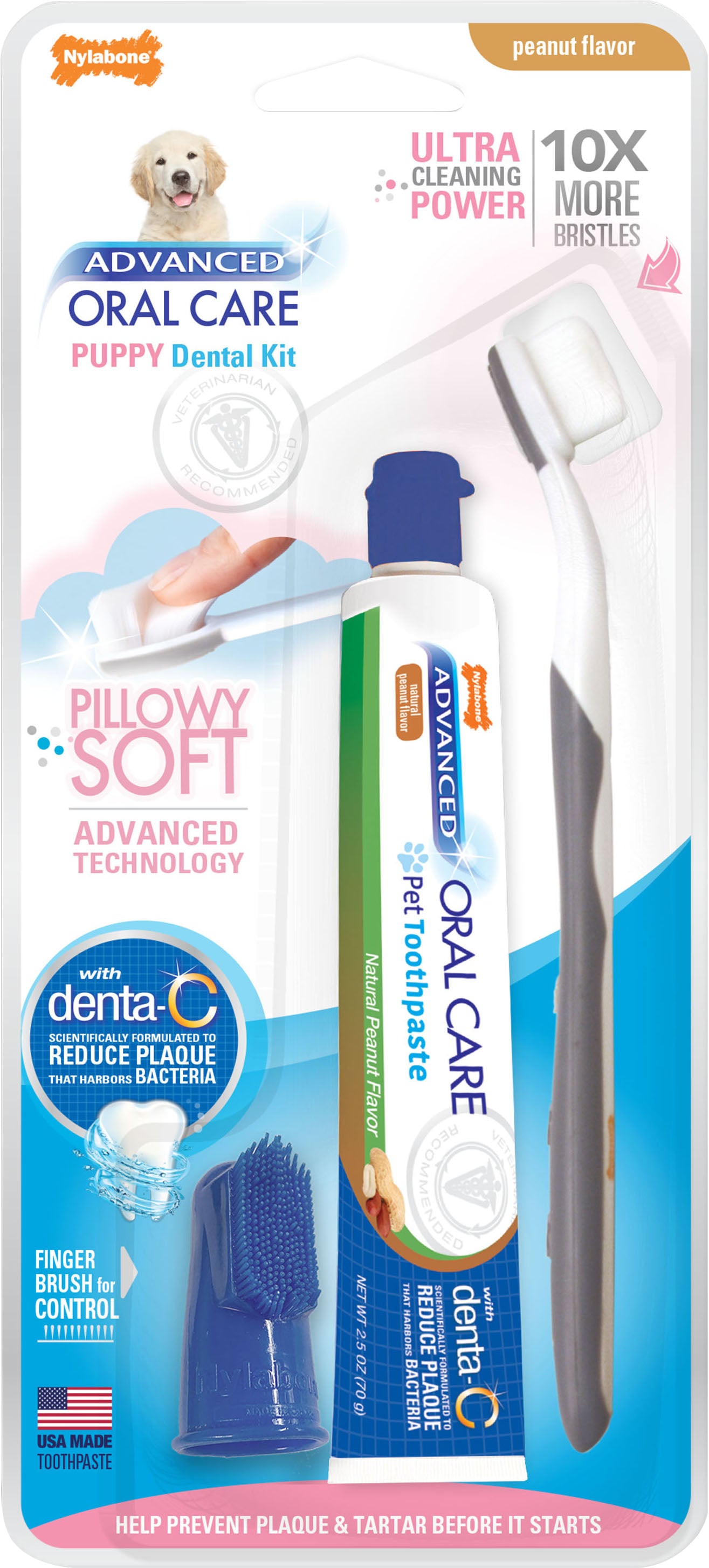 Advanced Oral Care Puppy Dental Kit Soft Bristles