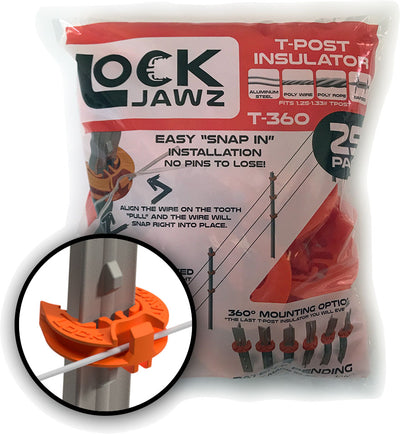 Dare Lockjawz T-Post Insulator