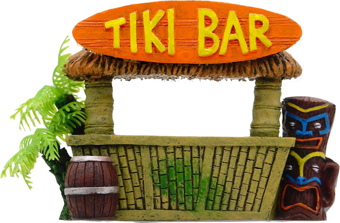 Exotic Environments Tiki Bar With Palm Tree