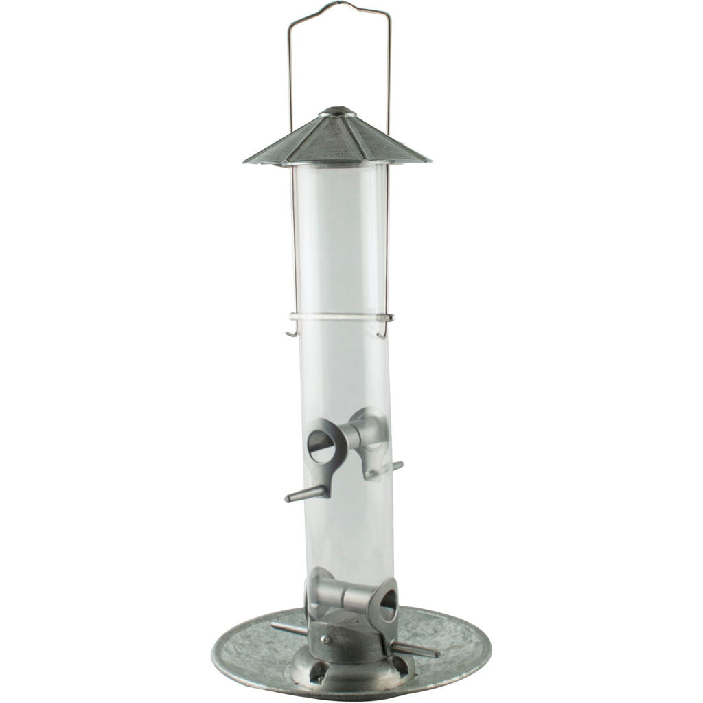 Rustic Farmhouse Silo Tube Seed Feeder