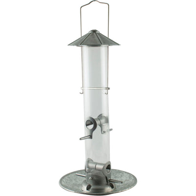 Rustic Farmhouse Silo Tube Seed Feeder