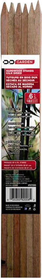 D&D Garden Packaged Hardwood Stakes