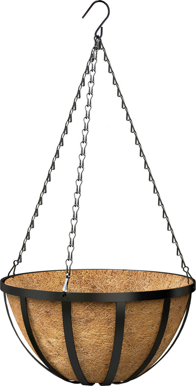 Wide Band Hanging Basket W/Coco Liner