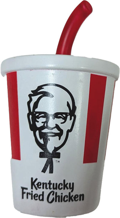 Spot Kfc Vinyl Soda With Straw Dog Toy