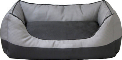 Sleep Zone 2 Tone Plush Bed