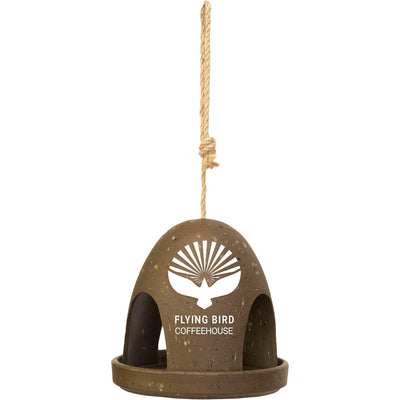 Recycled Coffee Bean Fly-Thru Feeder